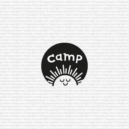 Camp - 1 étampe