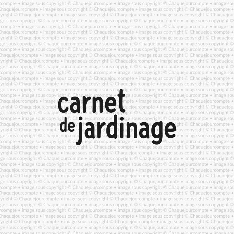 Carnet de jardinage - 1 étampe