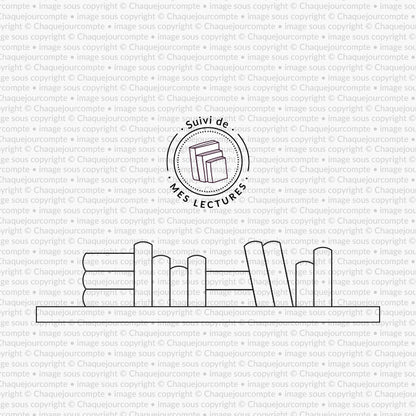 Suivi de mes lectures - Ensemble de 2 étampes à découper