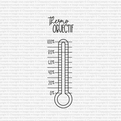 Thermo objectif - 1 étampe à découper